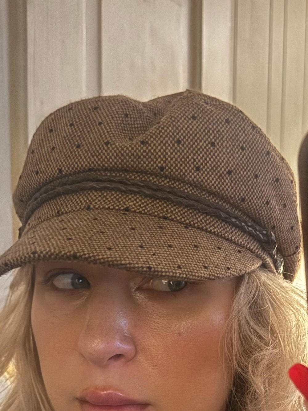 Brixton Brown Tweed Newsboy Cap